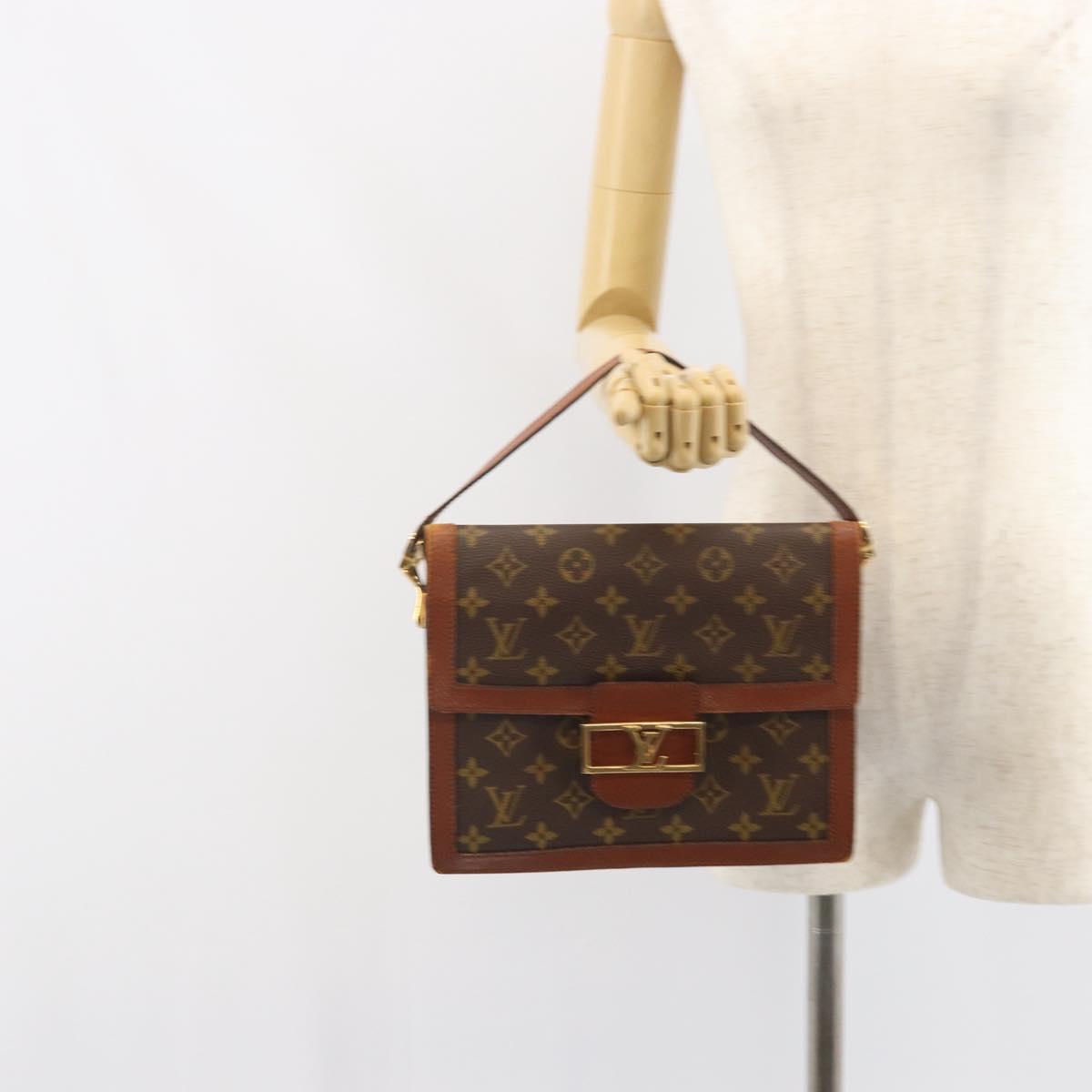 LOUIS VUITTON Monogram Sac Dauphine Shoulder Bag M51410 LV Auth mr1812