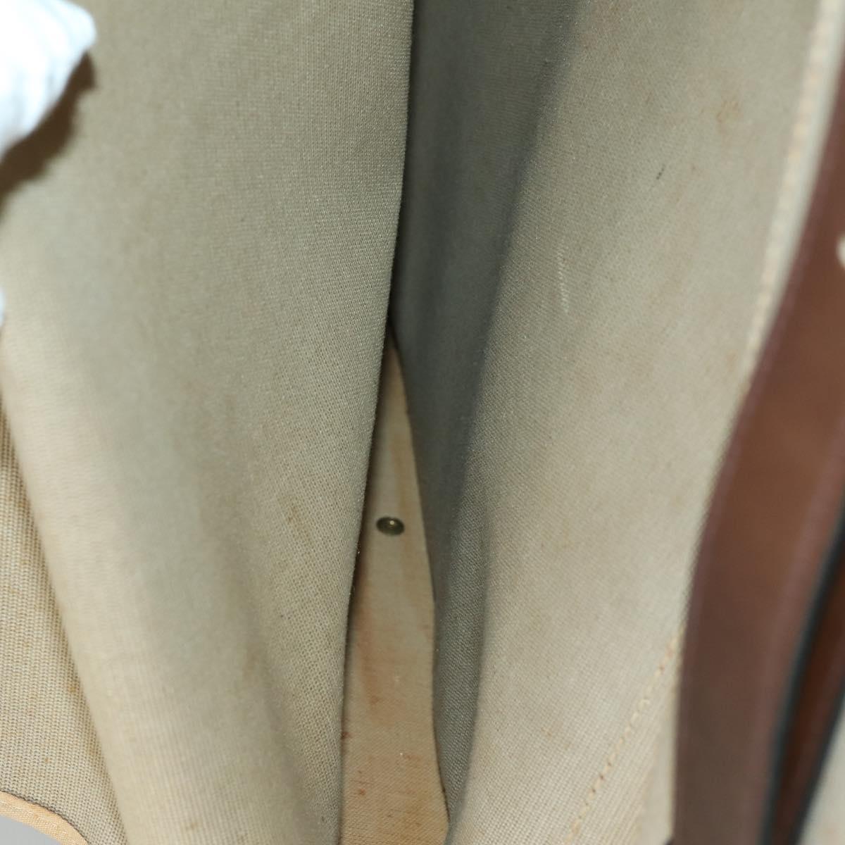 FENDI Zucca Canvas Garment Cover Brown Black gold Auth mr1832