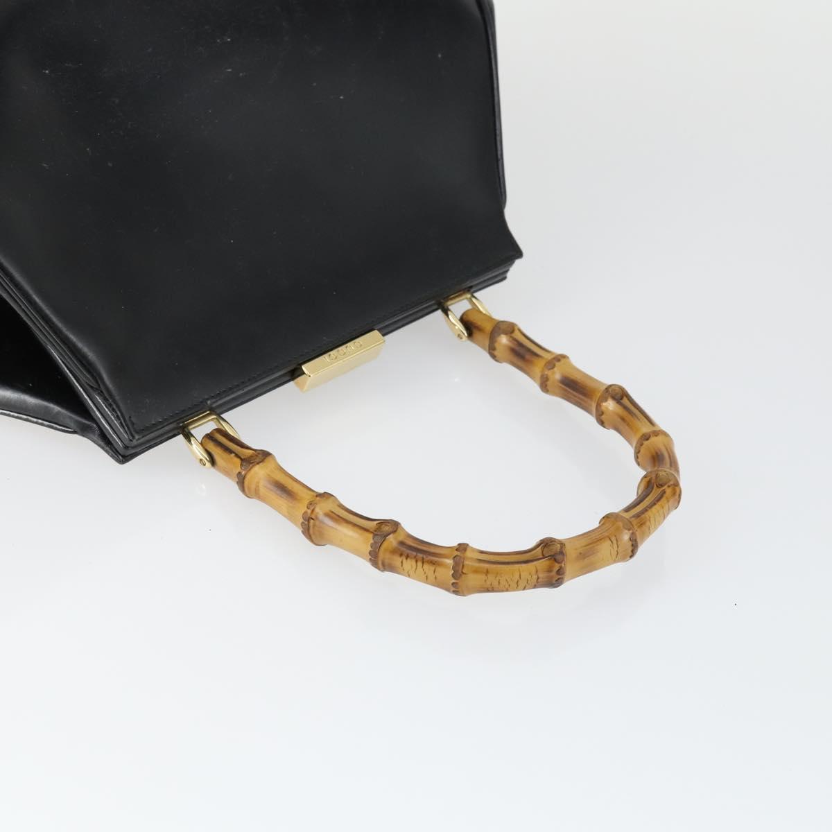 GUCCI Micro GG Supreme Shoulder Bag PVC Leather 4 Set Beige Black Auth mr1844