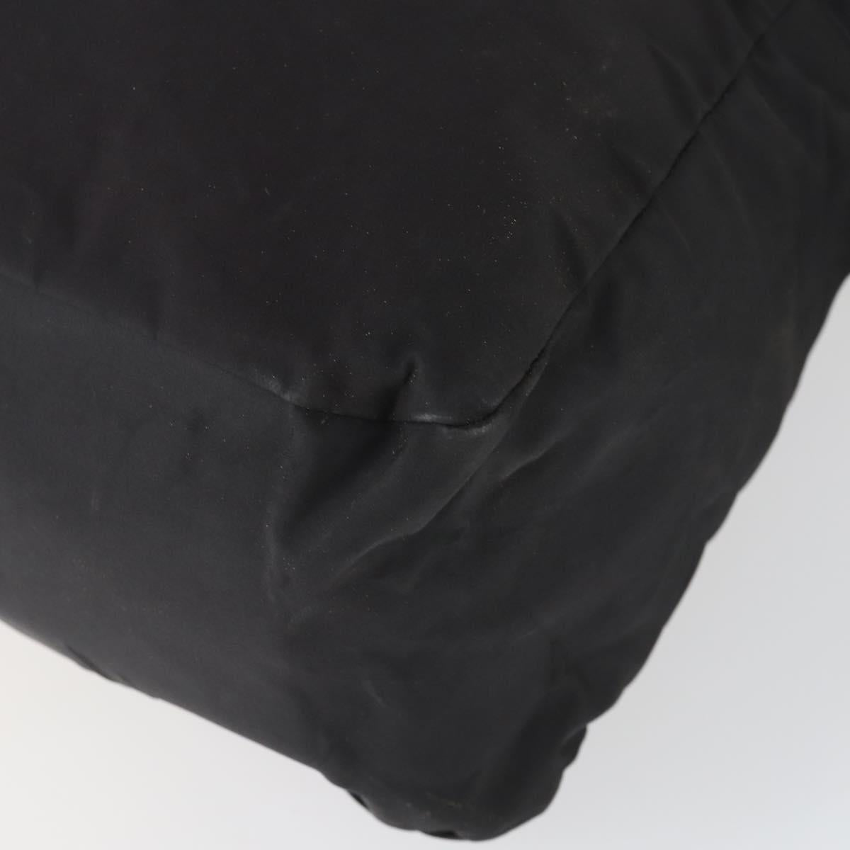 PRADA Sports Hand Bag Nylon 2way Black Silver Auth mr1877