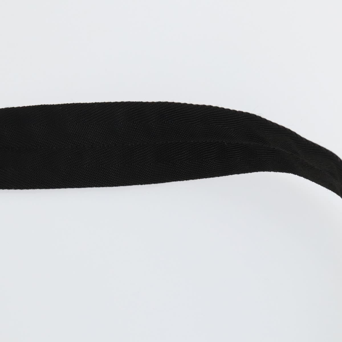 PRADA Sports Hand Bag Nylon 2way Black Silver Auth mr1877