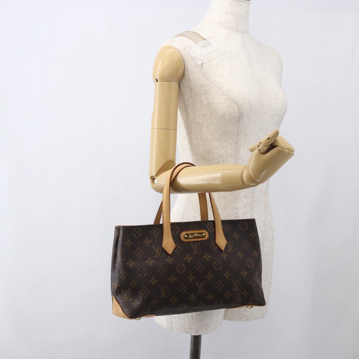 LOUIS VUITTON Monogram Wilshire PM Hand Bag M40595 LV Auth mr1902V
