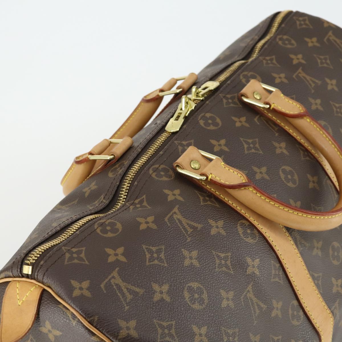 LOUIS VUITTON Monogram Keepall 45 Boston Bag M41428 LV Auth mr1913