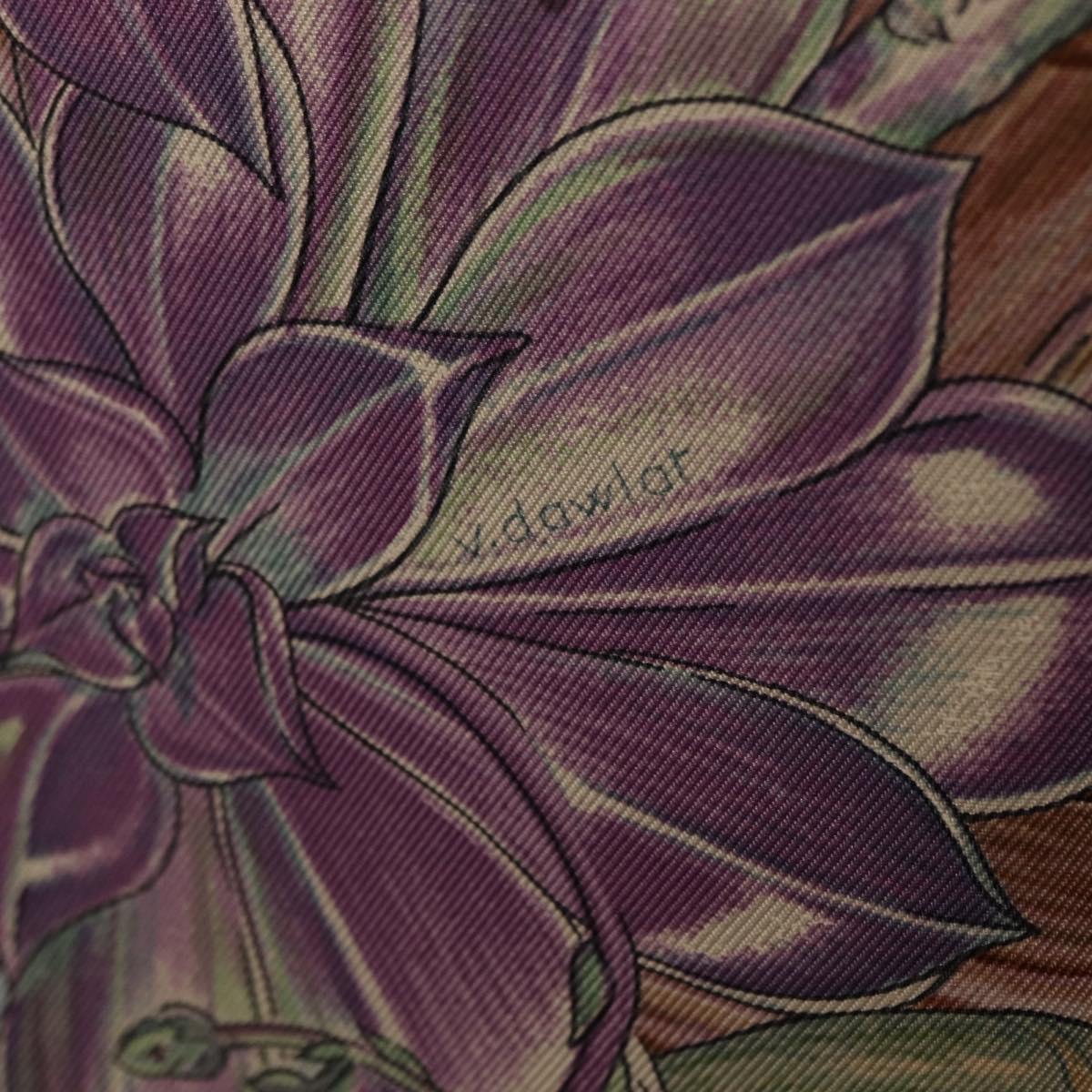 HERMES Carre 90 Scarf Silk Baby Blue Auth mr1935