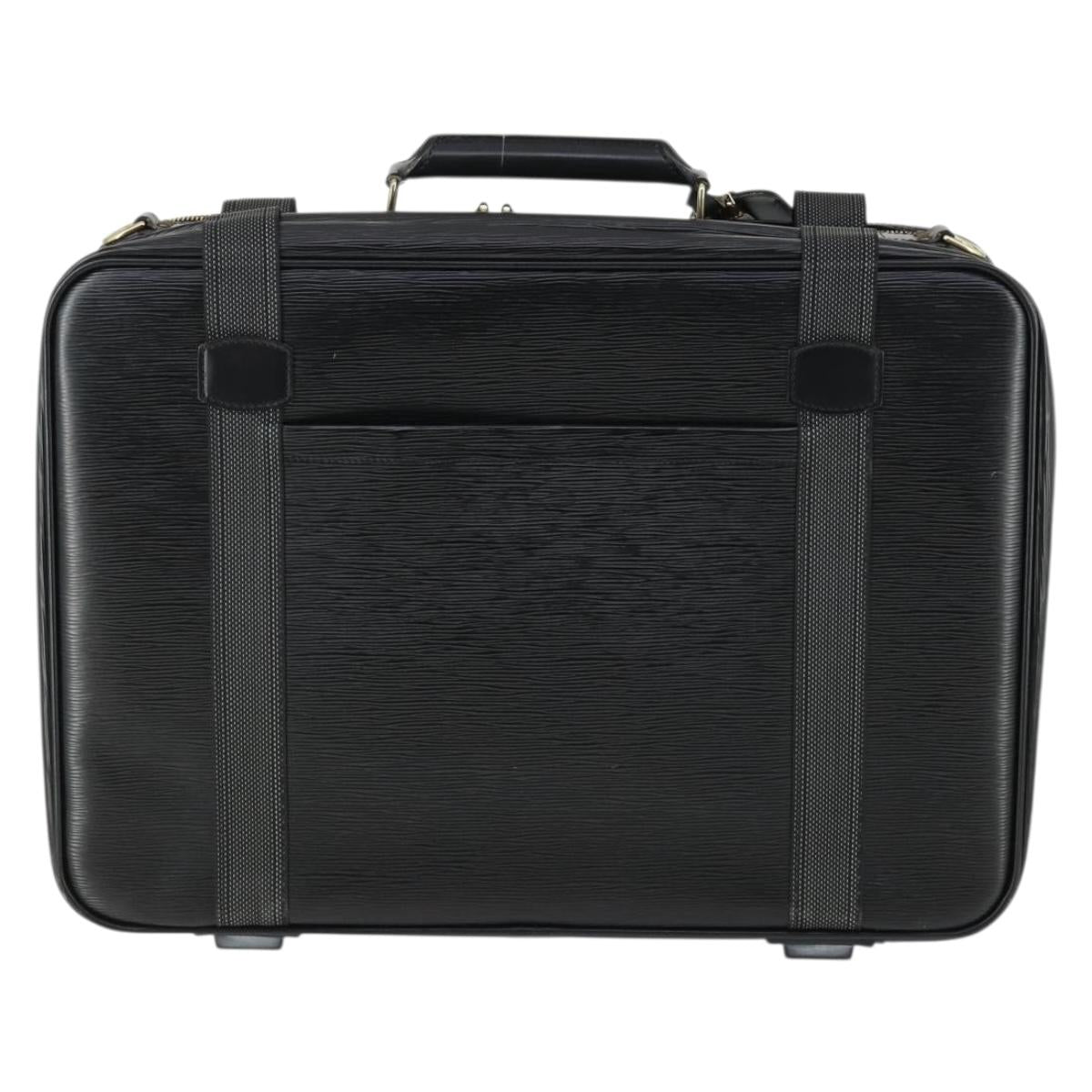 LOUIS VUITTON Epi Satellite 53 Trunk SPO Black LV Auth mr1937V