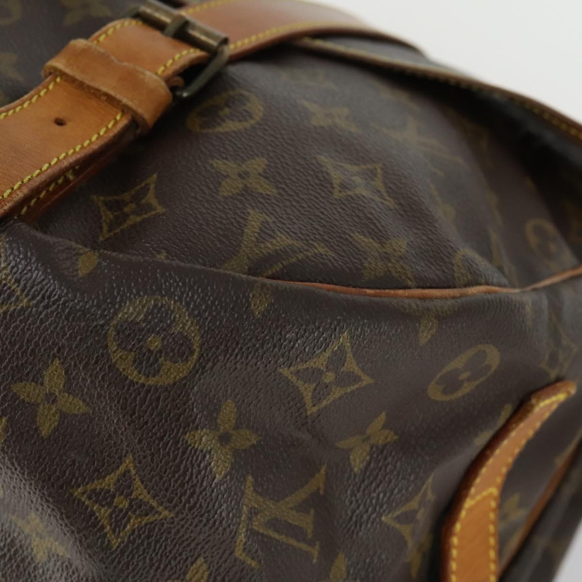 LOUIS VUITTON Monogram Saumur 43 Shoulder Bag M42252 LV Auth mr1947