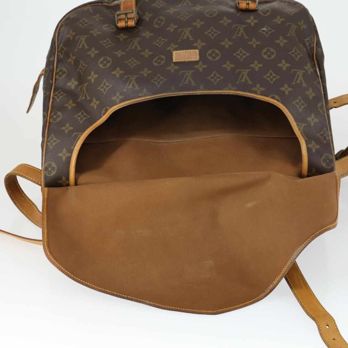 LOUIS VUITTON Monogram Saumur 43 Shoulder Bag M42252 LV Auth mr1947