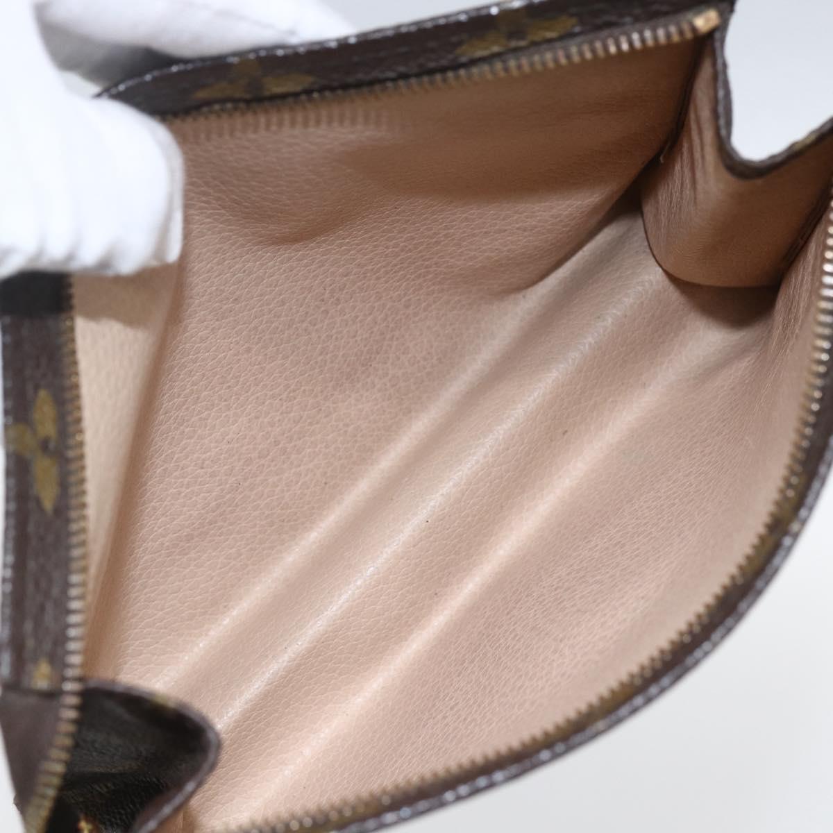 LOUIS VUITTON Monogram Poche Toilette 19 Pouch M47544 LV Auth mr1948