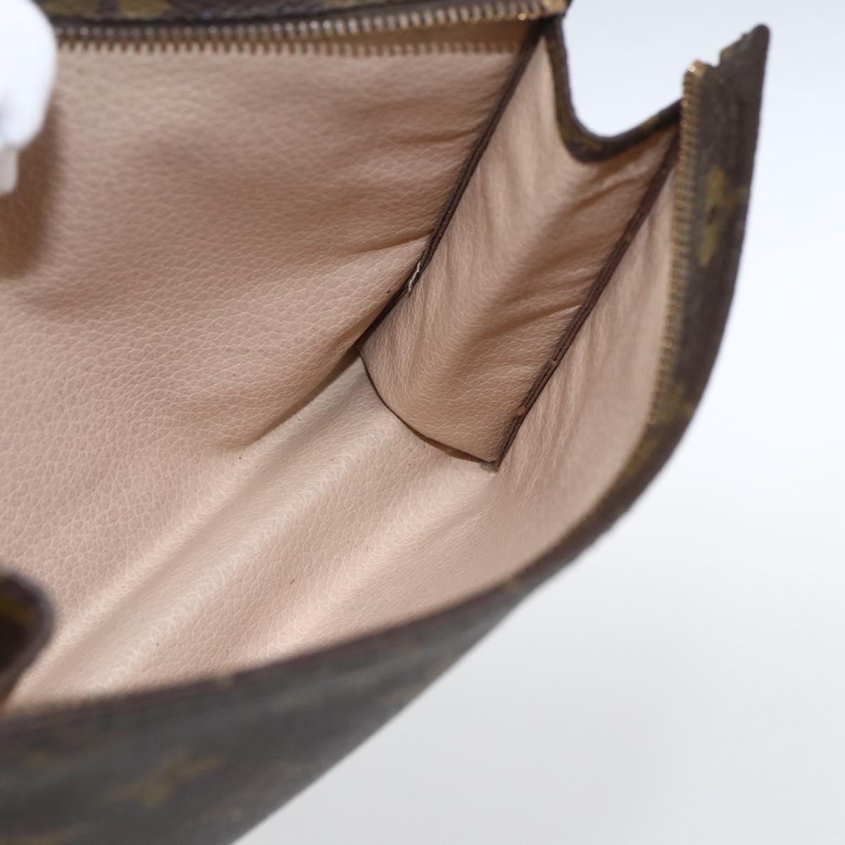 LOUIS VUITTON Monogram Poche Toilette 19 Pouch M47544 LV Auth mr1948