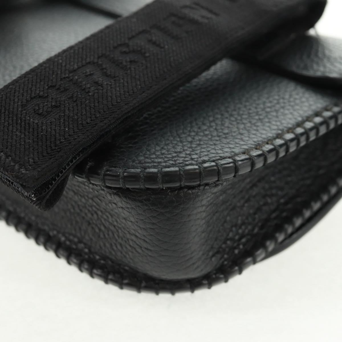 Christian Dior Cactus Jack Arm Pouch Mini Bag Pouch Leather Black Auth mr1963V