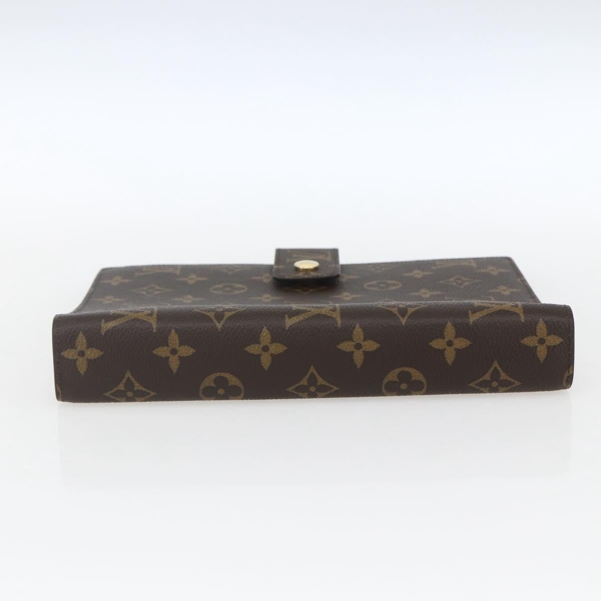 LOUIS VUITTON Monogram Agenda GM Day Planner Cover R20106 LV Auth mr1968V