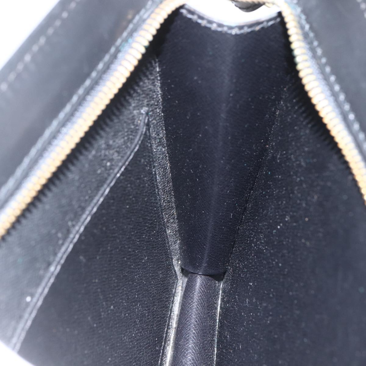 LOUIS VUITTON Epi Pochette Homme Clutch Bag Black M52522 LV Auth mr1972