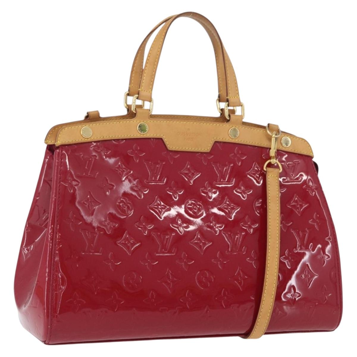 LOUIS VUITTON Monogram Vernis Blair MM Bag 2way Rose Andian M91798 Auth mr1990