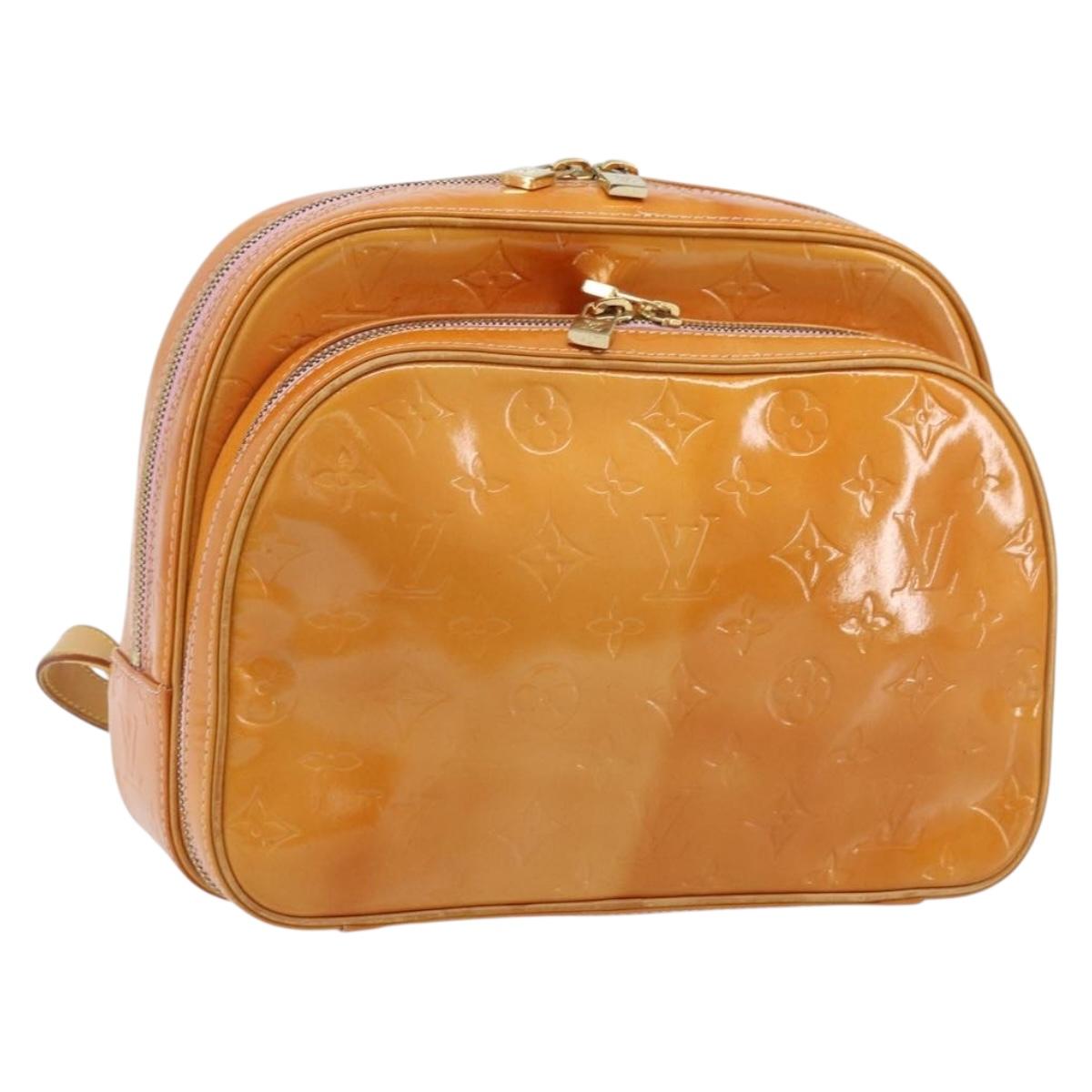 LOUIS VUITTON Monogram Vernis Marley Backpack Pink M91039 LV Auth mr1994
