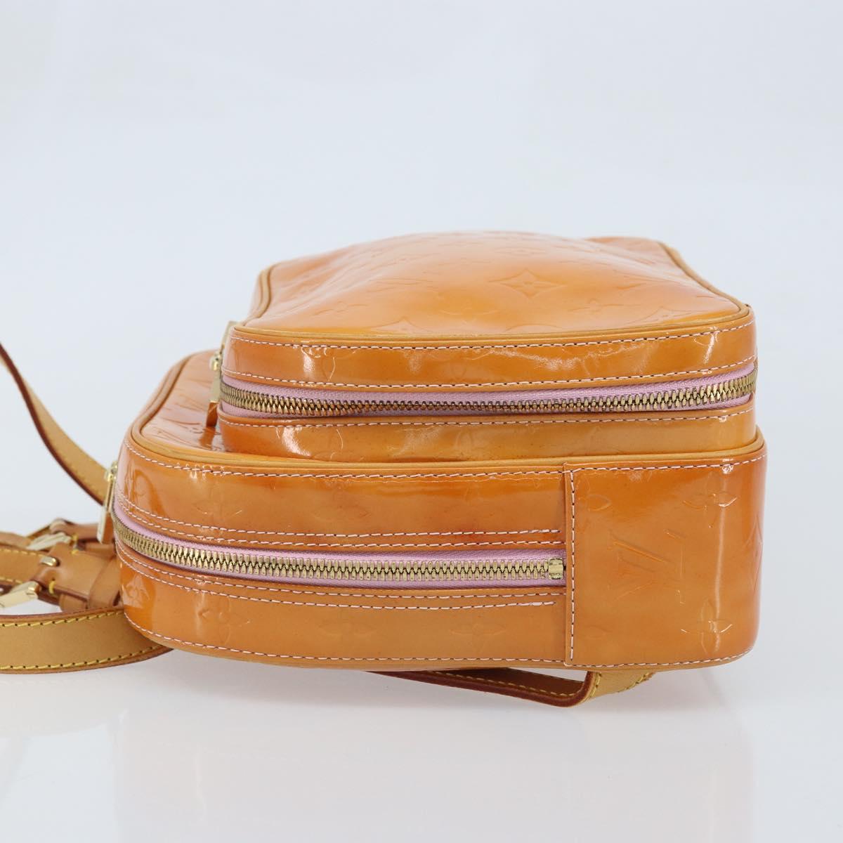 LOUIS VUITTON Monogram Vernis Marley Backpack Pink M91039 LV Auth mr1994