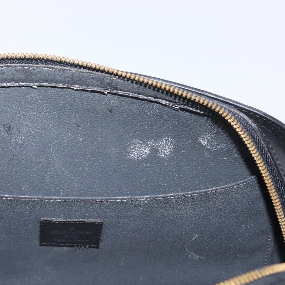 LOUIS VUITTON Epi Dauphine GM Cosmetic Pouch Black M48432 LV Auth mr1997