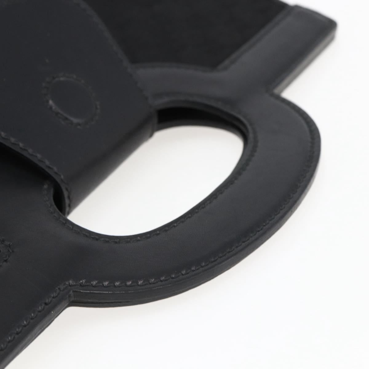 GUCCI GG Canvas Web Sherry Line Hand Bag Black Gold Auth mr2031V