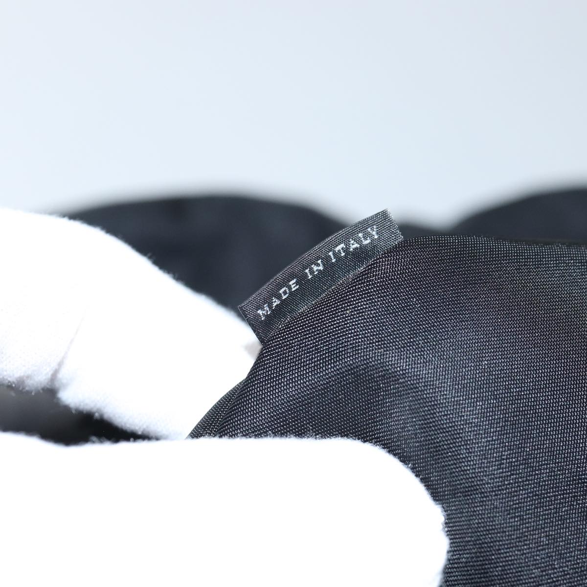 PRADA Hand Bag Nylon 2way Black Auth mr207