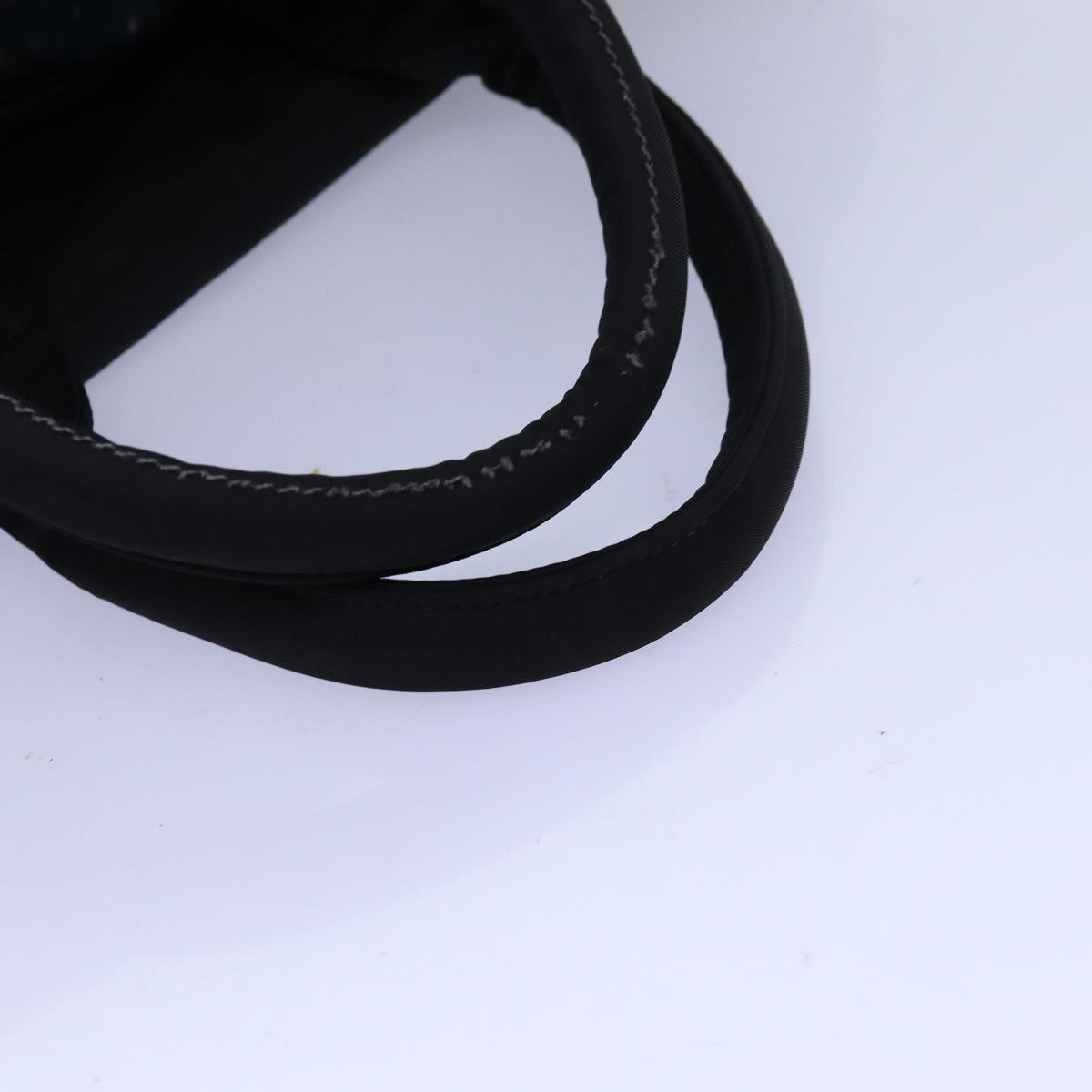 PRADA Hand Bag Nylon 2way Black Auth mr207