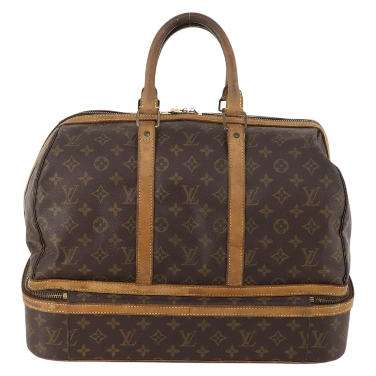 LOUIS VUITTON Monogram Sac Sports Boston Bag M41444 LV Auth mr2092