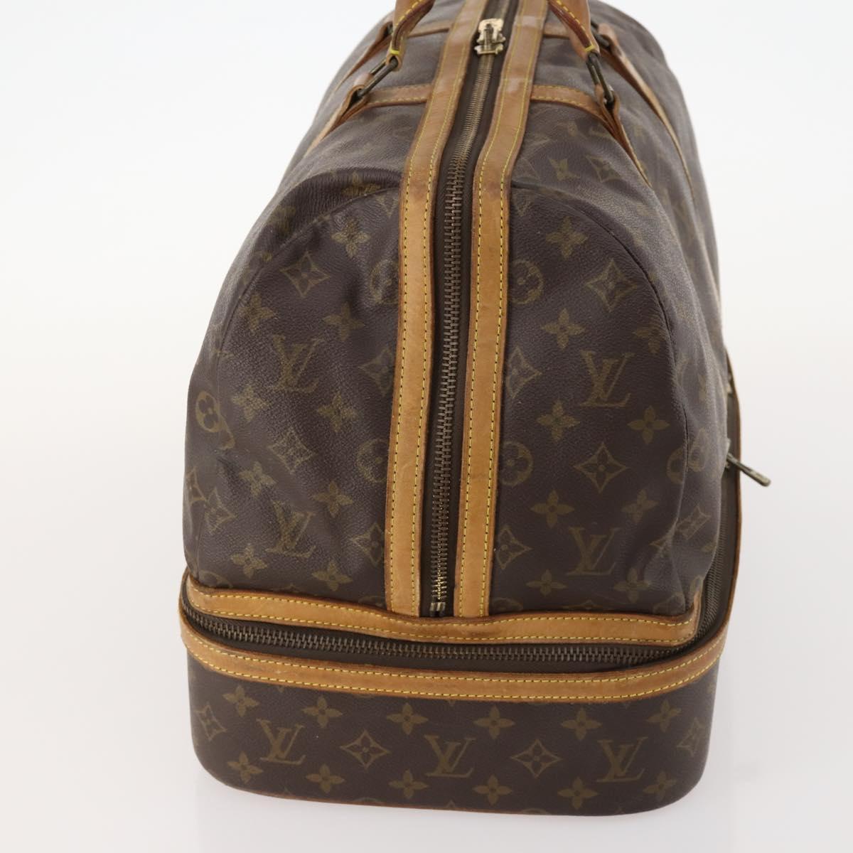 LOUIS VUITTON Monogram Sac Sports Boston Bag M41444 LV Auth mr2092