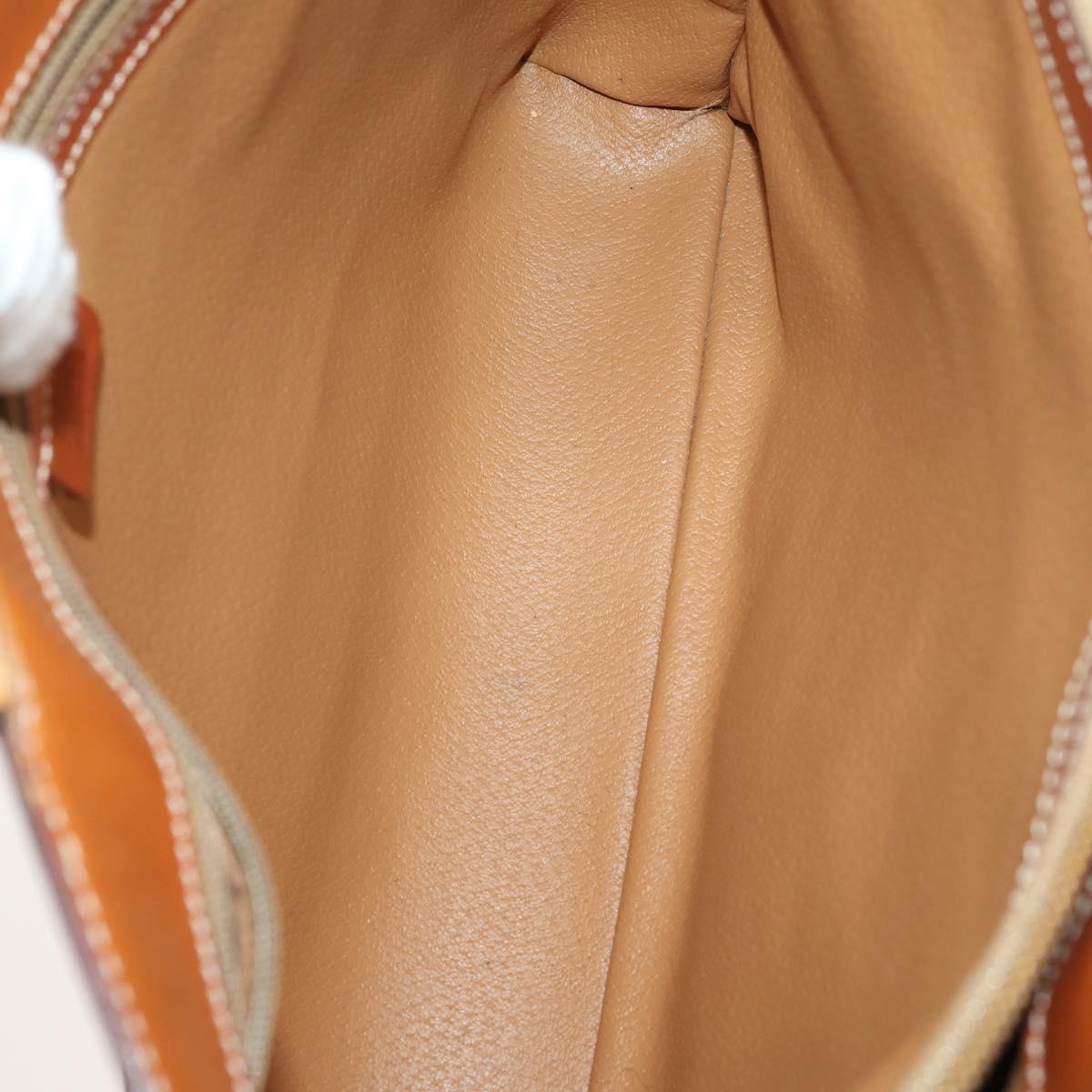 CELINE Macadam Canvas Hand Bag PVC Leather 4 Set Brown Auth mr2100