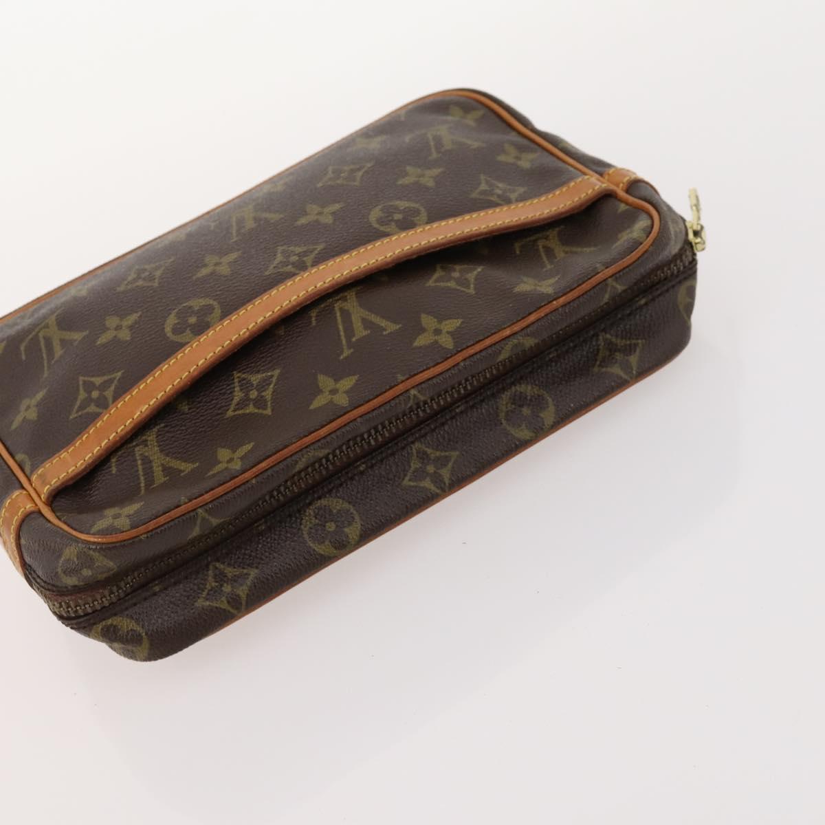LOUIS VUITTON Monogram Clutch Bag 4 Set LV Auth mr2115
