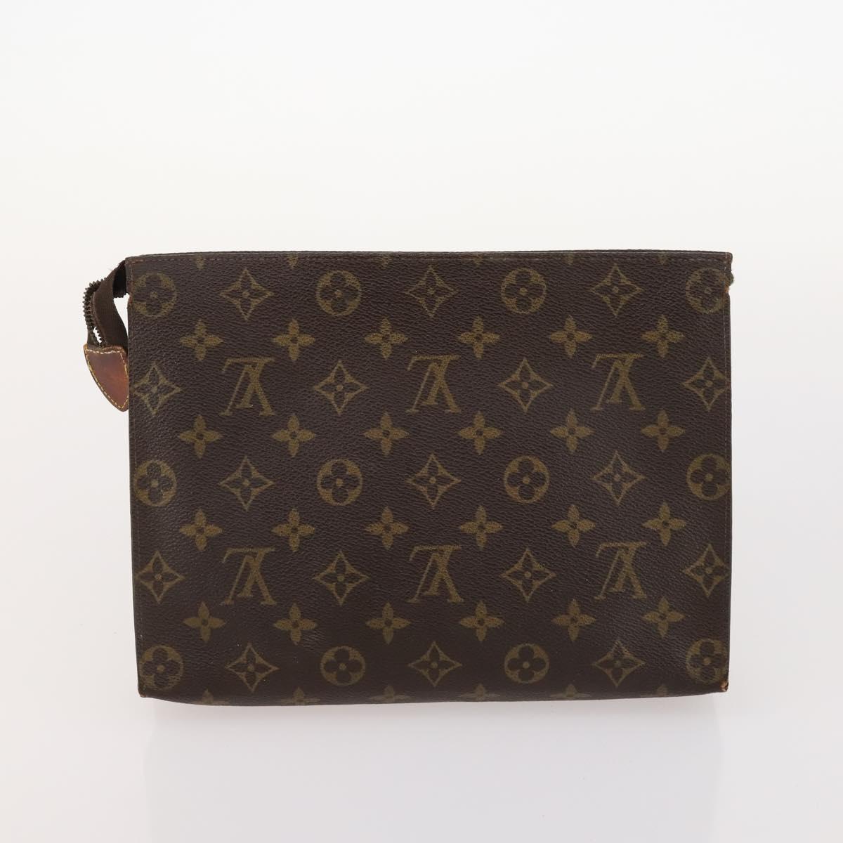 LOUIS VUITTON Monogram Clutch Bag 4 Set LV Auth mr2115