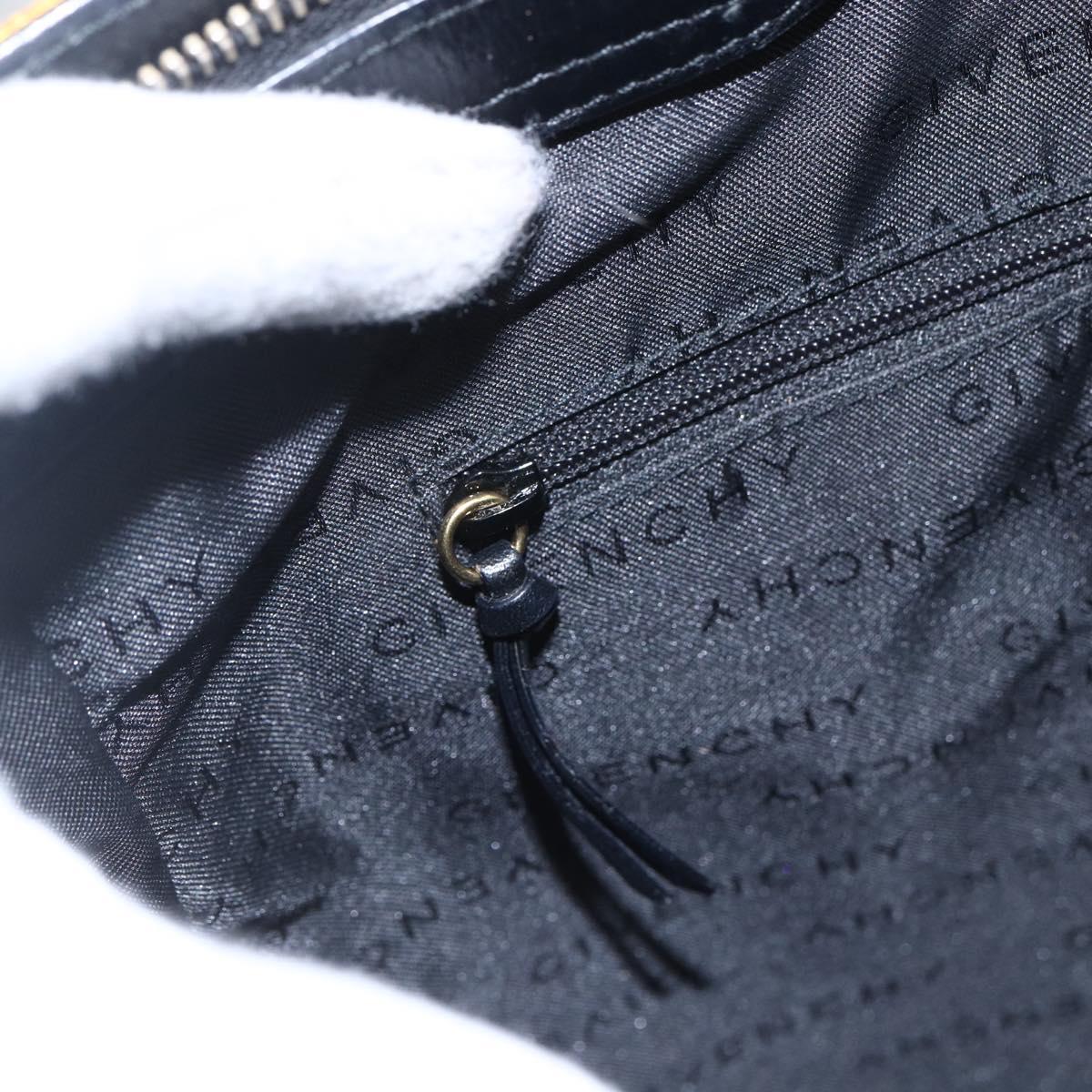 GIVENCHY Tote Bag Canvas Multicolor Gold Auth mr2117