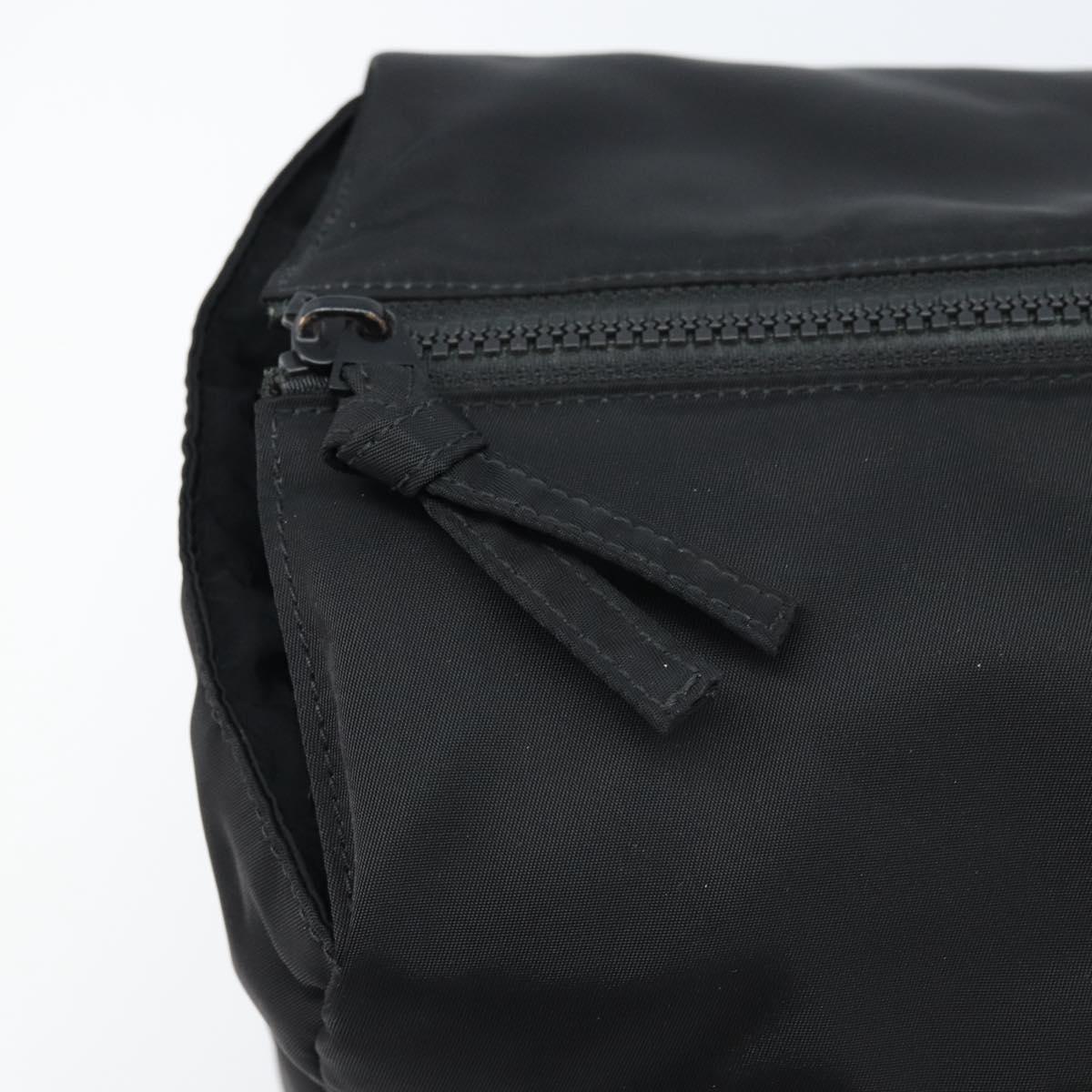 BOTTEGA VENETA Clutch Bag Nylon Black Auth mr2132
