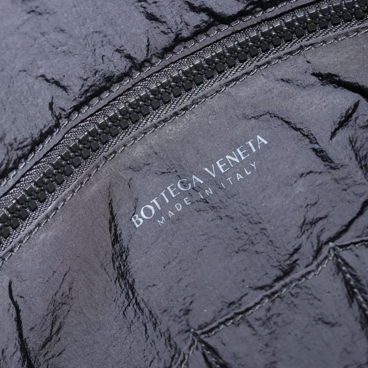 BOTTEGA VENETA Clutch Bag Nylon Black Auth mr2132