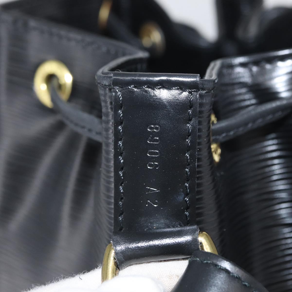 LOUIS VUITTON Epi Noe Shoulder Bag Black M44002 LV Auth mr2136A