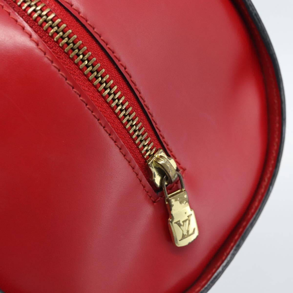LOUIS VUITTON Epi Soufflot Hand Bag Red M52227 LV Auth mr2144A