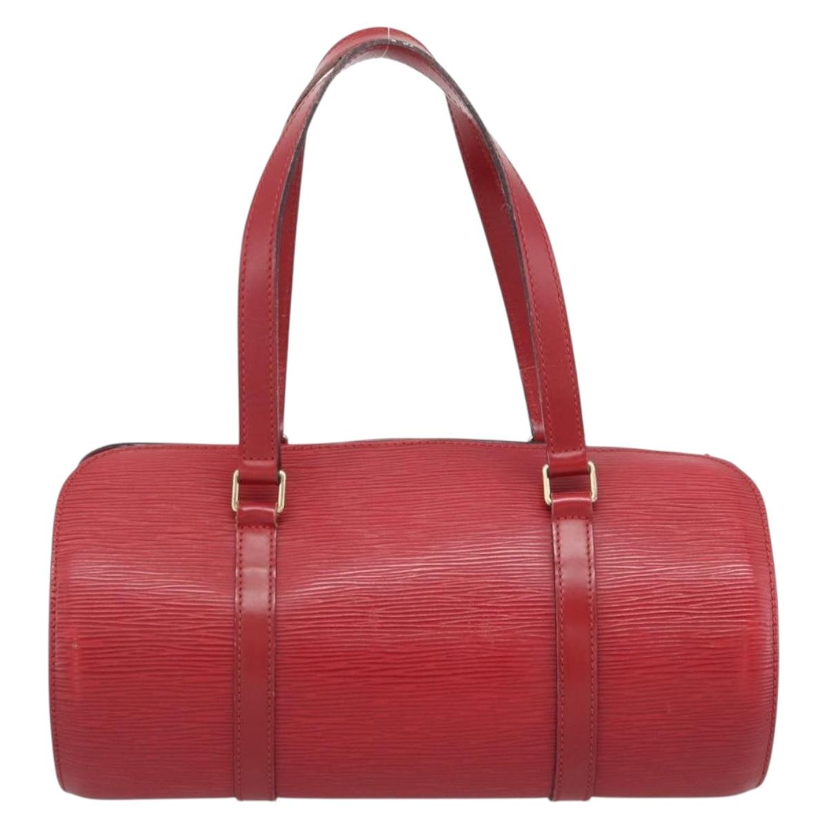 LOUIS VUITTON Epi Soufflot Hand Bag Red M52227 LV Auth mr2144A