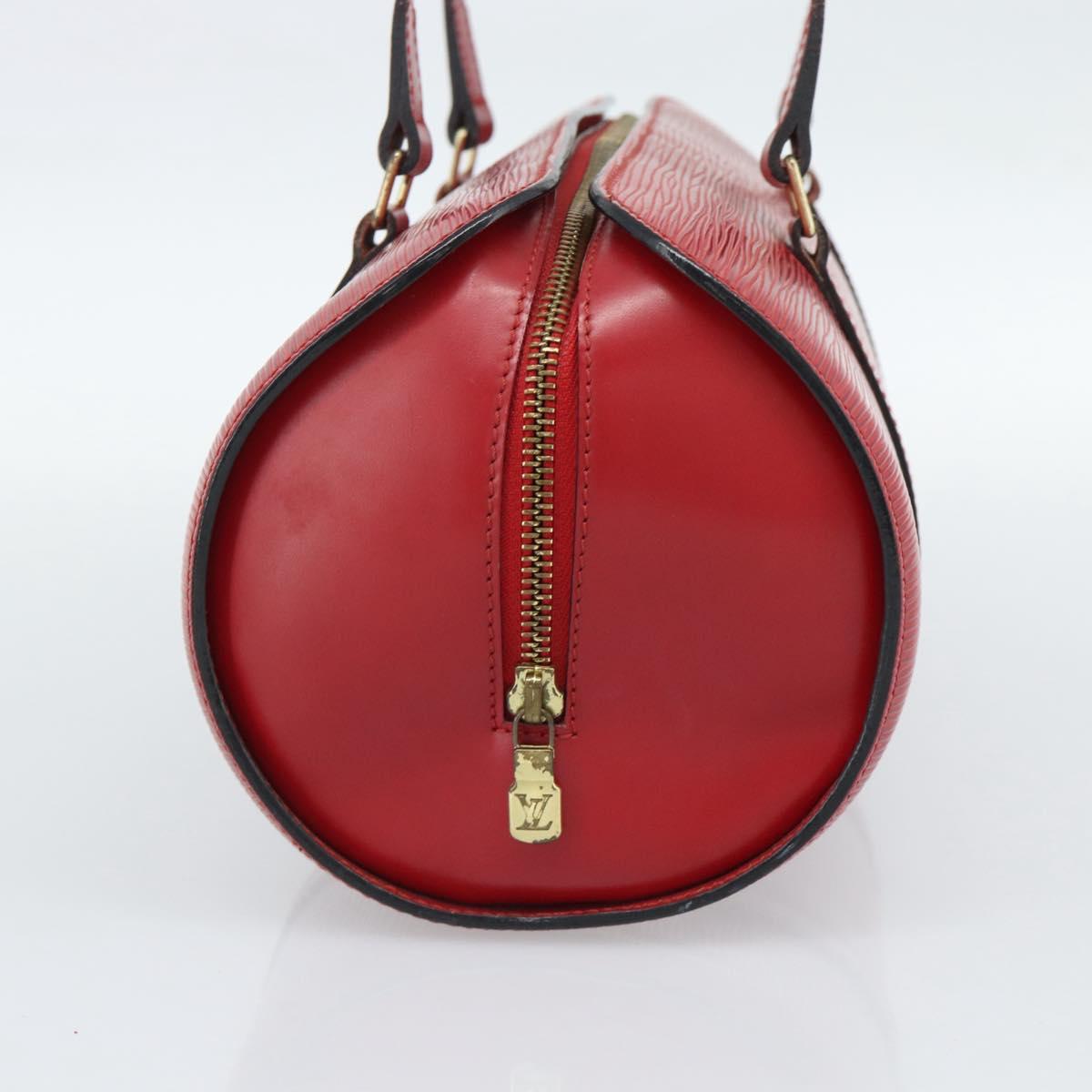 LOUIS VUITTON Epi Soufflot Hand Bag Red M52227 LV Auth mr2144A