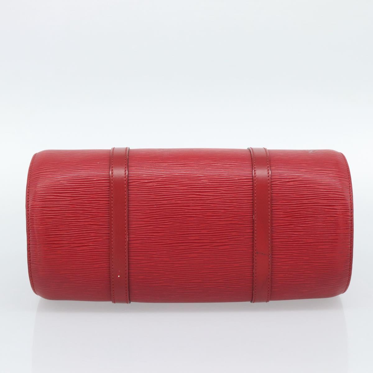 LOUIS VUITTON Epi Soufflot Hand Bag Red M52227 LV Auth mr2144A