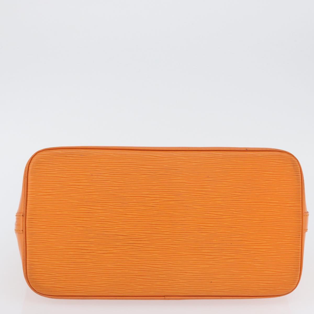 LOUIS VUITTON Epi Alma Hand Bag Orange Mandarin M5214H LV Auth mr2163