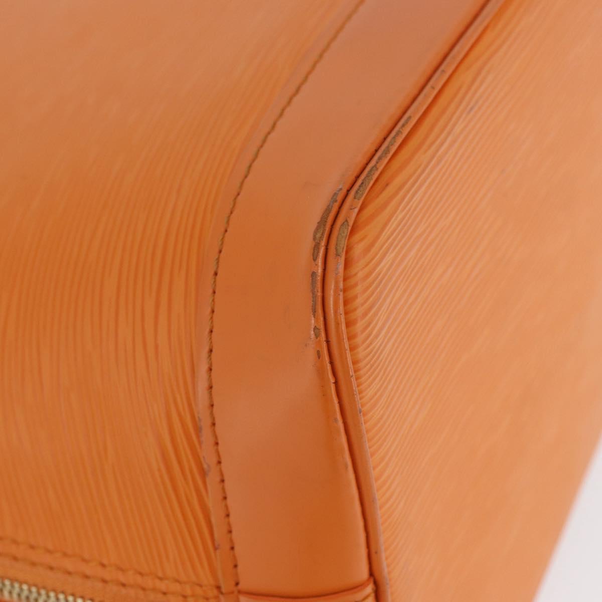 LOUIS VUITTON Epi Alma Hand Bag Orange Mandarin M5214H LV Auth mr2163