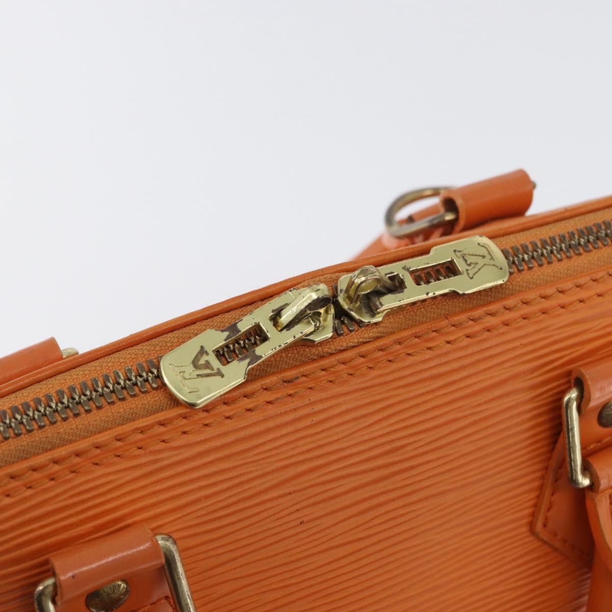 LOUIS VUITTON Epi Alma Hand Bag Orange Mandarin M5214H LV Auth mr2163