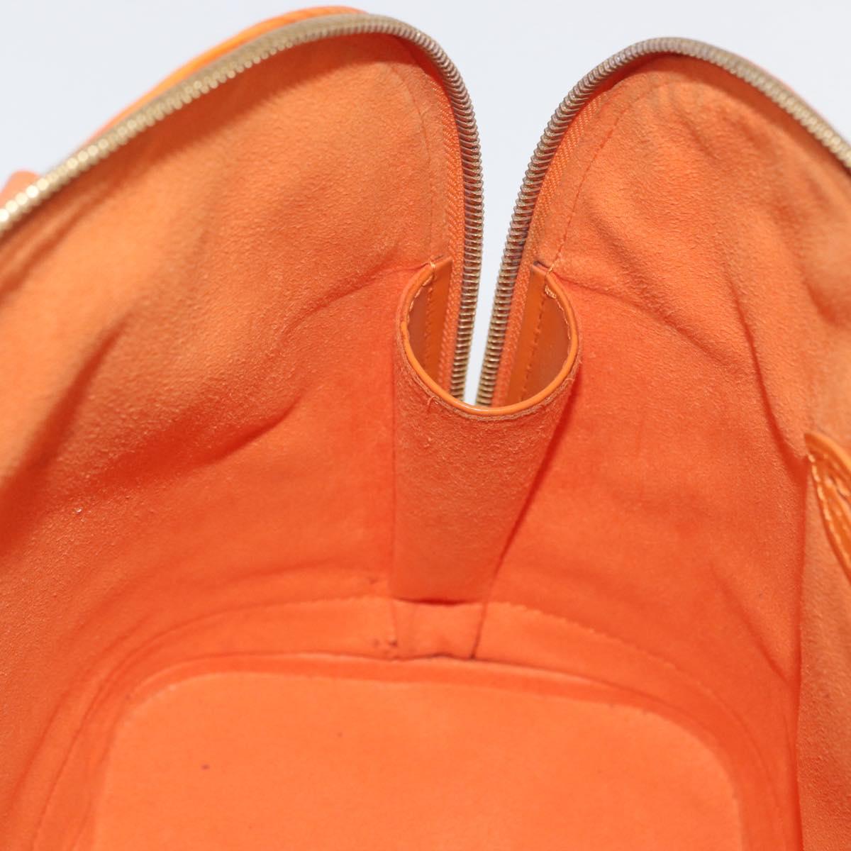 LOUIS VUITTON Epi Alma Hand Bag Orange Mandarin M5214H LV Auth mr2163