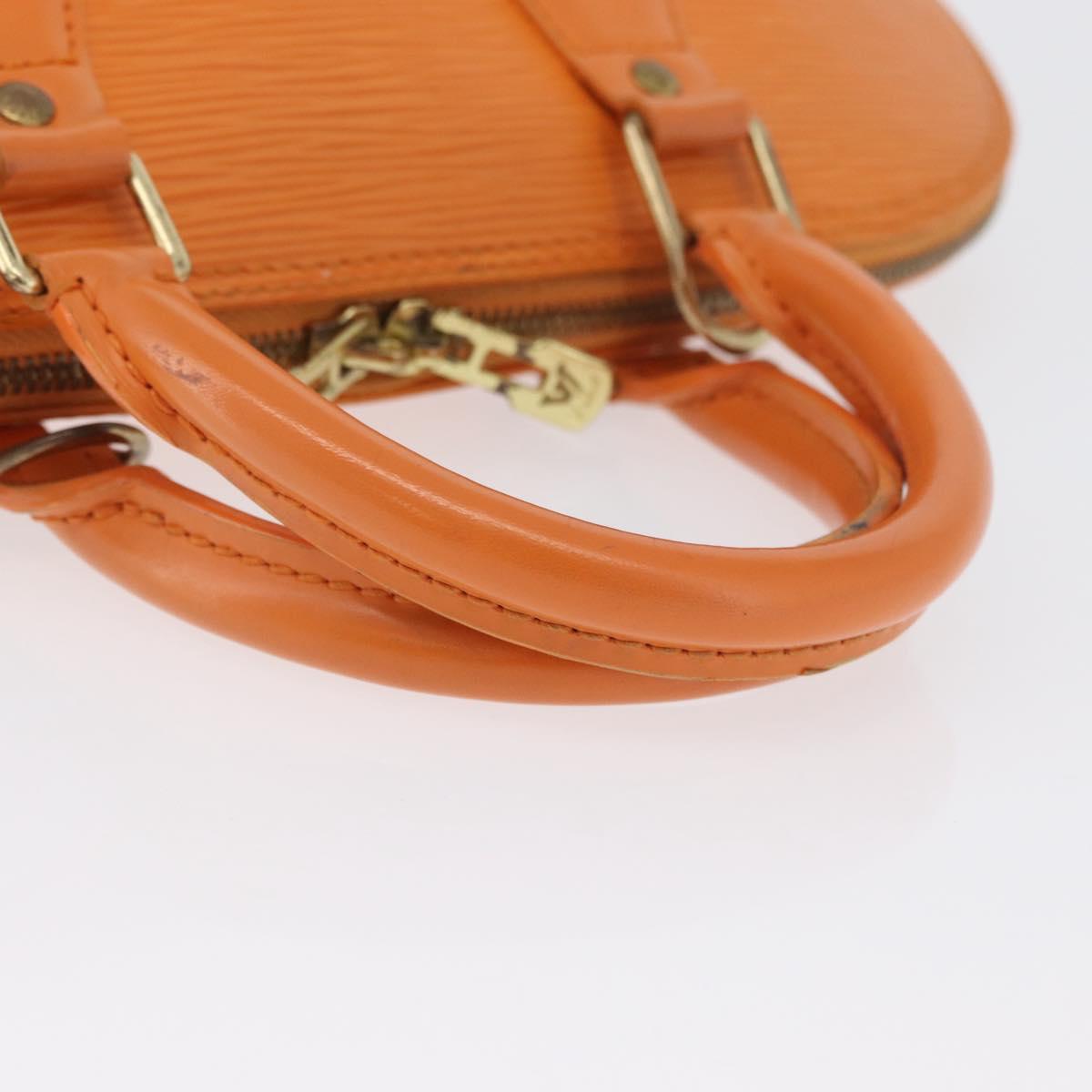 LOUIS VUITTON Epi Alma Hand Bag Orange Mandarin M5214H LV Auth mr2163