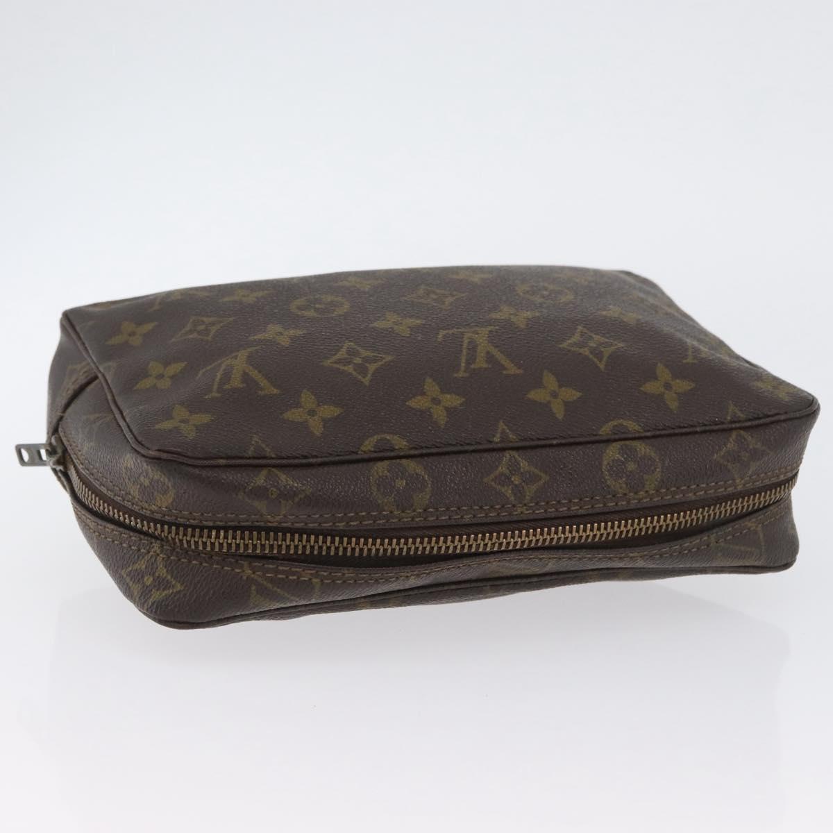 LOUIS VUITTON Monogram Trousse Toilette 23 Clutch Bag M47524 LV Auth mr2186