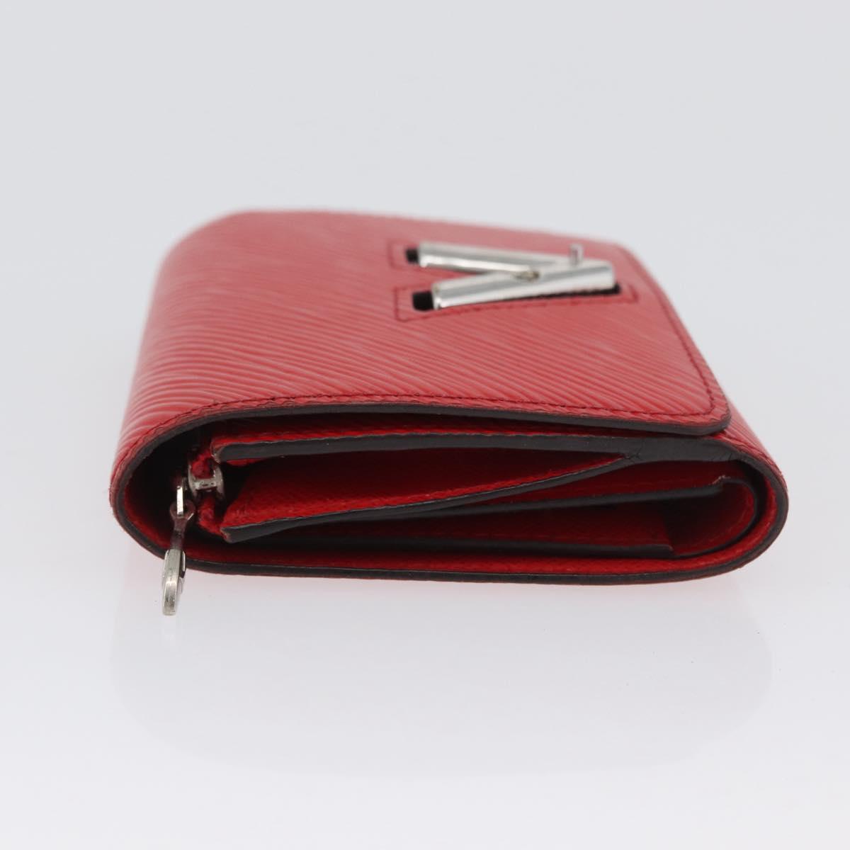 LOUIS VUITTON Epi Portefeuille Twist Wallet Red M64413 LV Auth mr2190