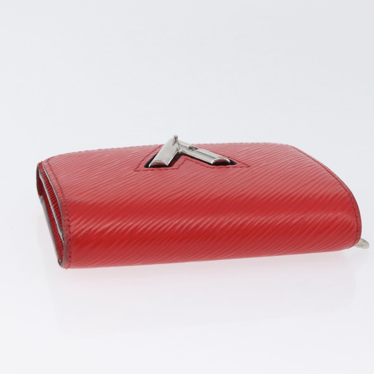 LOUIS VUITTON Epi Portefeuille Twist Wallet Red M64413 LV Auth mr2190