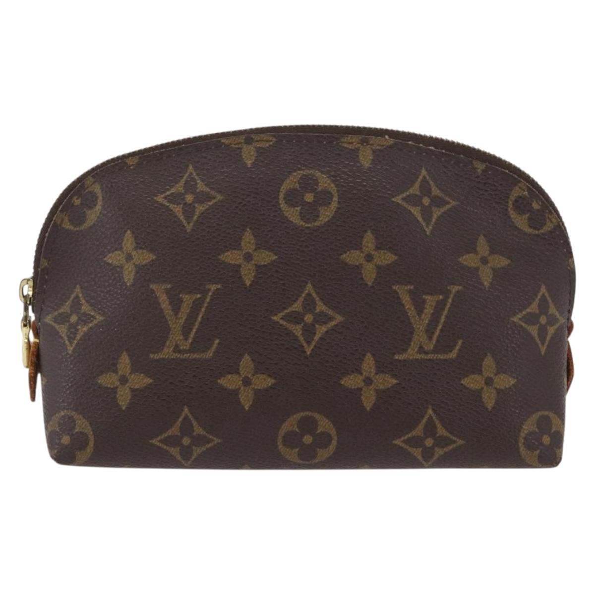 LOUIS VUITTON Monogram Pochette Cosmetic PM Pouch M43998 LV Auth mr2191