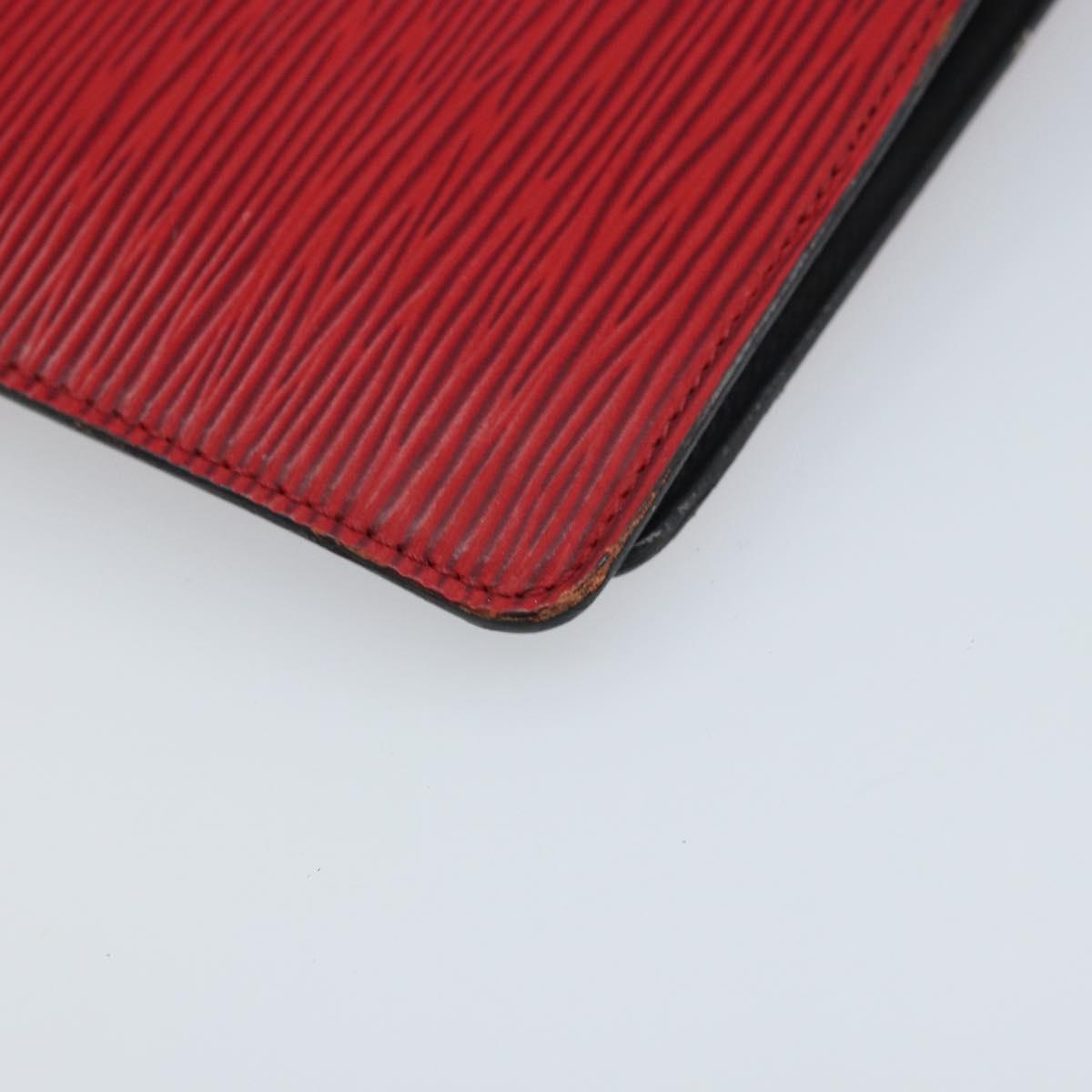 LOUIS VUITTON Epi Agenda MM Day Planner Cover Red R20047 LV Auth mr2194
