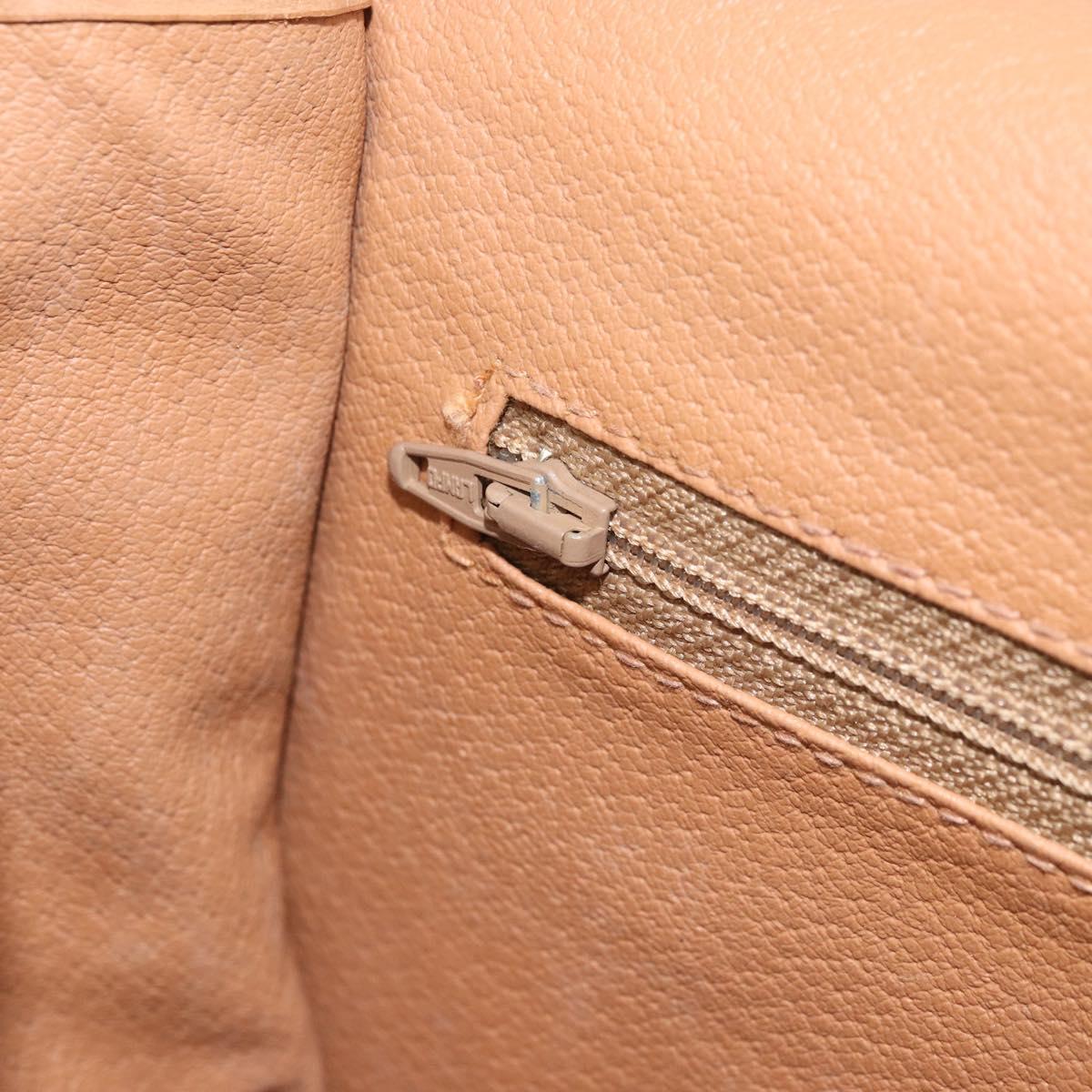 CELINE Macadam Canvas Shoulder Bag PVC Leather Brown Gold Auth mr2202
