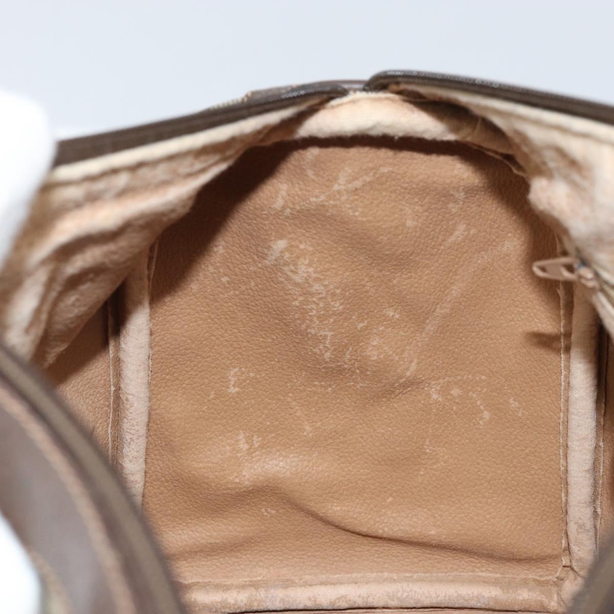 GUCCI GG Supreme Web Sherry Line Boston Bag PVC Beige Gold 40 02 007 Auth mr2206