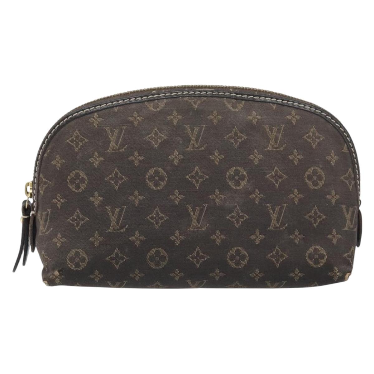 LOUIS VUITTON Monogram Idylle Pochette Pouch Brown M40375 LV Auth mr2216