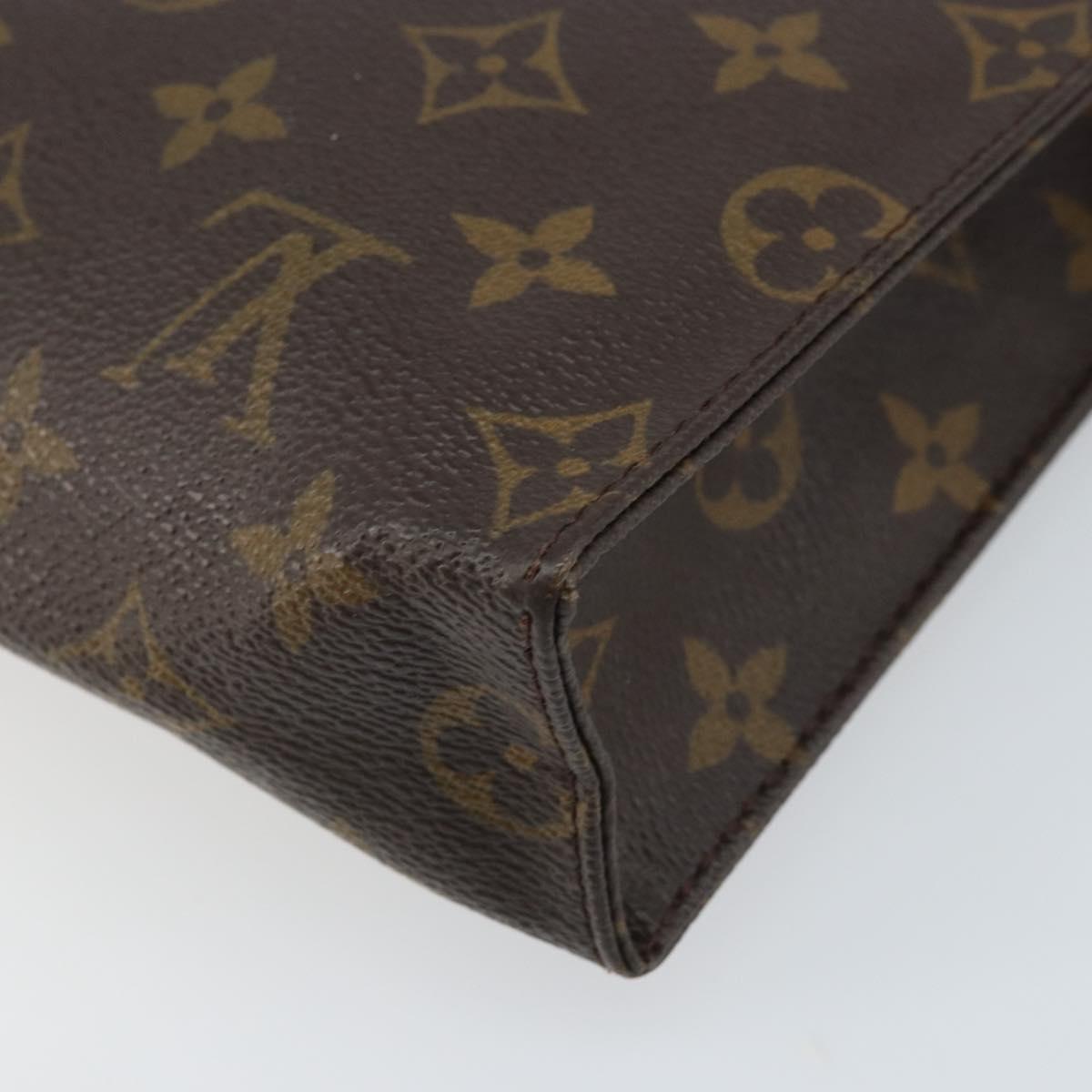 LOUIS VUITTON Monogram Poche Toilette 26 Pouch M47542 LV Auth mr2218